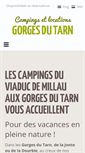 Mobile Screenshot of campings-des-gorgesdutarn.com